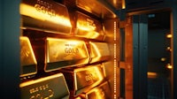 gold bars in a bank vault - stock videos & royalty-free footage