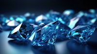 blue diamonds on a dark background